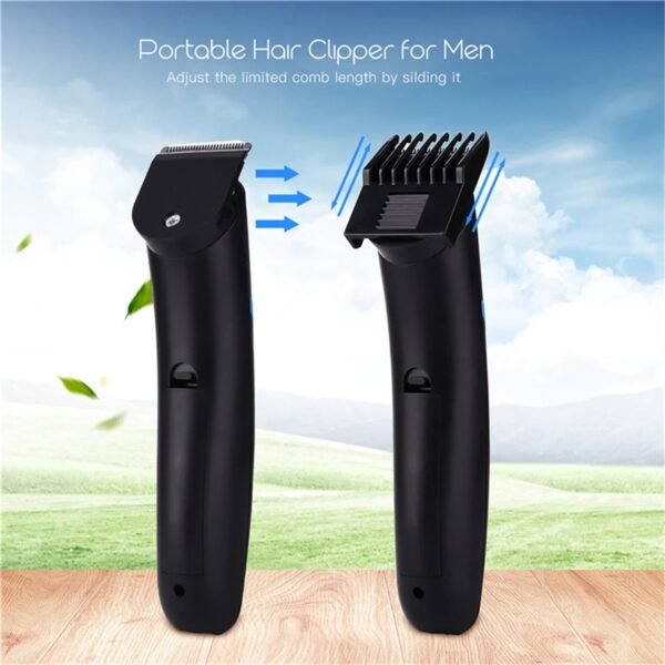 Mini Cortadora de cabello portátil eléctrica profesional inalámbrica, afeitadora de barba - Imagen 6