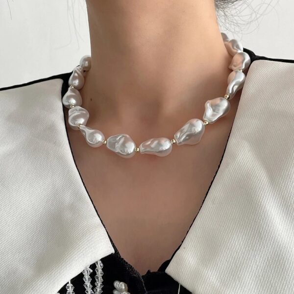 Collar de perlas barrocas - Imagen 4